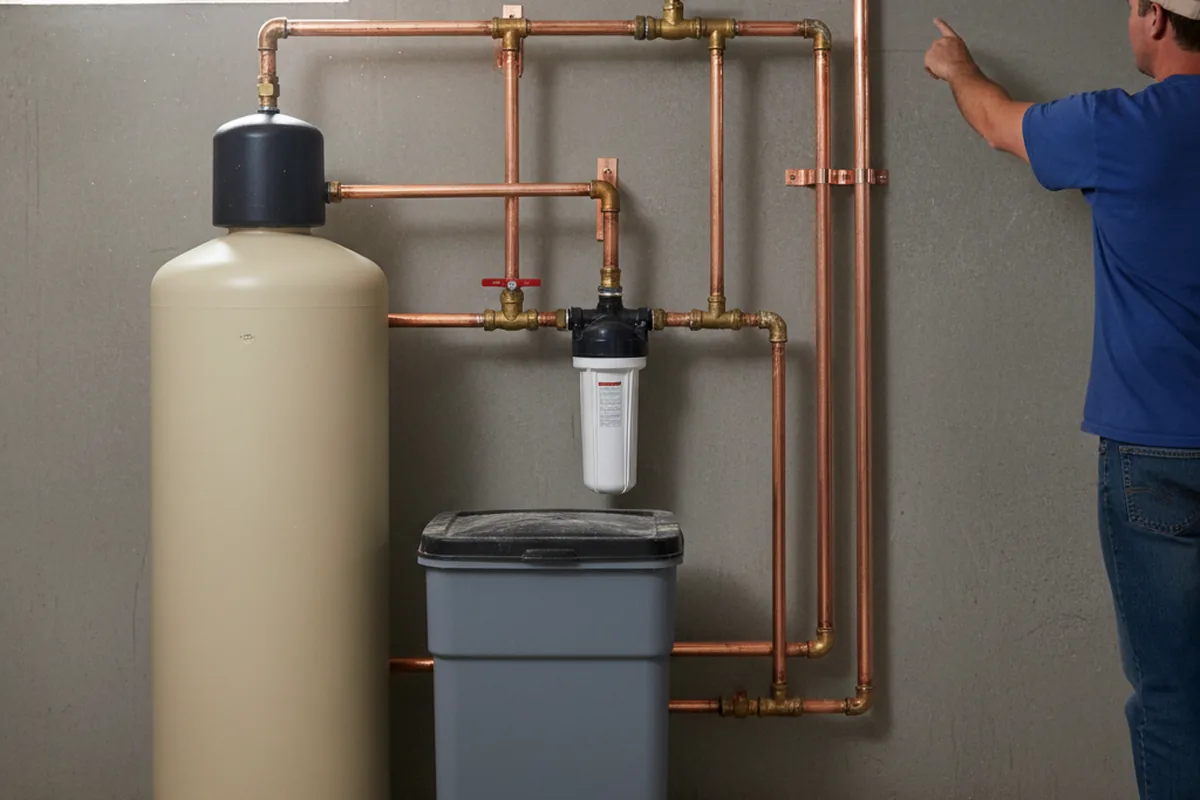 Whole-house water treatment system installed in New Brunswick